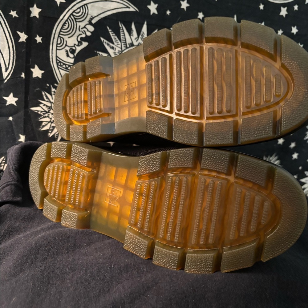 Dr. Martens Black Mesh Combat Boots size 9 - Picture 4 of 4